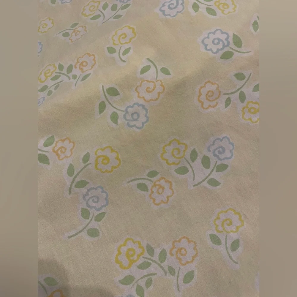 Vintage Queen Bed Sheet And Pillow Case - Picture 2 of 8